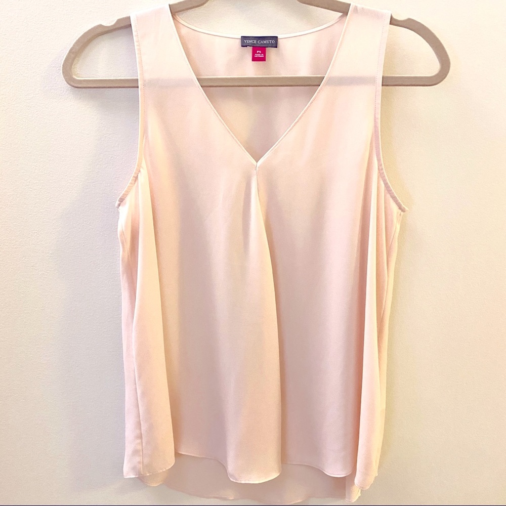 Vince Camuto Pink Sleeveless Shirt Petit Small